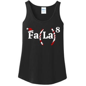 Fa La Christmas Math Teacher Holiday Season Ladies Essential Tank