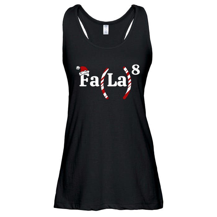 Fa La Christmas Math Teacher Holiday Season Ladies Essential Flowy Tank