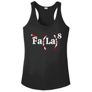 Fa La Christmas Math Teacher Holiday Season Ladies PosiCharge Competitor Racerback Tank