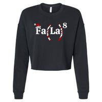 Fa La Christmas Math Teacher Holiday Season Cropped Pullover Crew