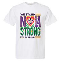 Funny Louisiana Culture T Vintag We Stand Nola Strong Appare Garment-Dyed Heavyweight T-Shirt