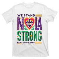 Funny Louisiana Culture T Vintag We Stand Nola Strong Appare T-Shirt