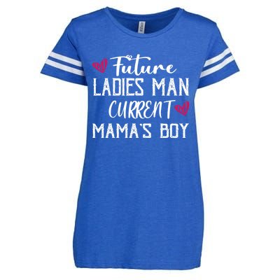 Future Ladies Current Mamas Gift For Valentines Day Cool Gift Enza Ladies Jersey Football T-Shirt