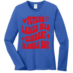 Future Ladies Current Mamas Gift Ladies Long Sleeve Shirt