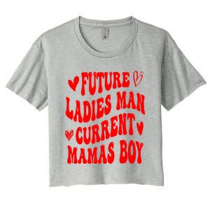 Future Ladies Current Mamas Gift Women's Crop Top Tee