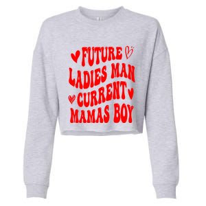 Future Ladies Current Mamas Gift Cropped Pullover Crew