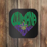 Funny Louisiana Culture Vintag We Stand Nola Strong Appare Coaster