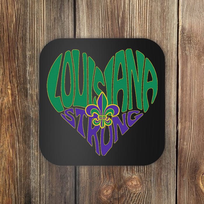 Funny Louisiana Culture Vintag We Stand Nola Strong Appare Coaster