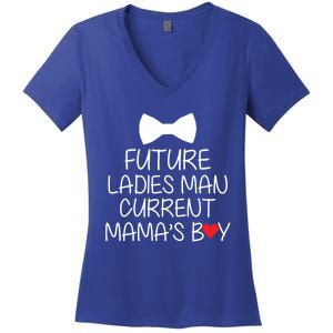 Future Ladies Current Mamas Cute Gift Women's V-Neck T-Shirt