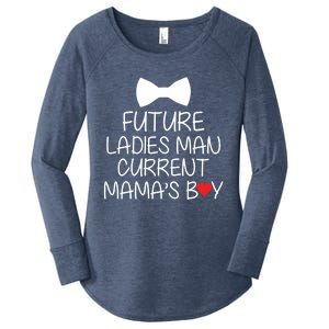 Future Ladies Current Mamas Cute Gift Women's Perfect Tri Tunic Long Sleeve Shirt