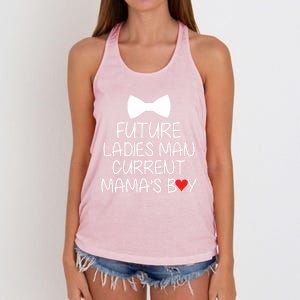 Future Ladies Current Mamas Cute Gift Women's Knotted Racerback Tank