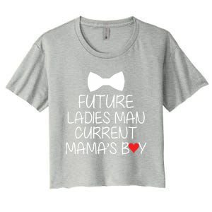 Future Ladies Current Mamas Cute Gift Women's Crop Top Tee