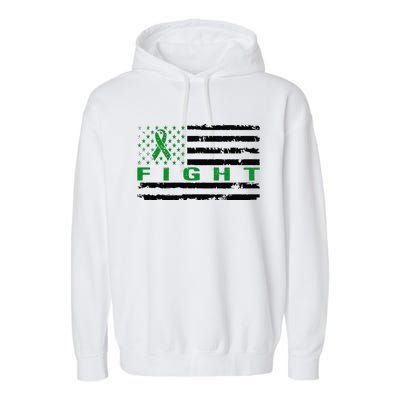 Fight Liver Cancer Awareness T Garment-Dyed Fleece Hoodie