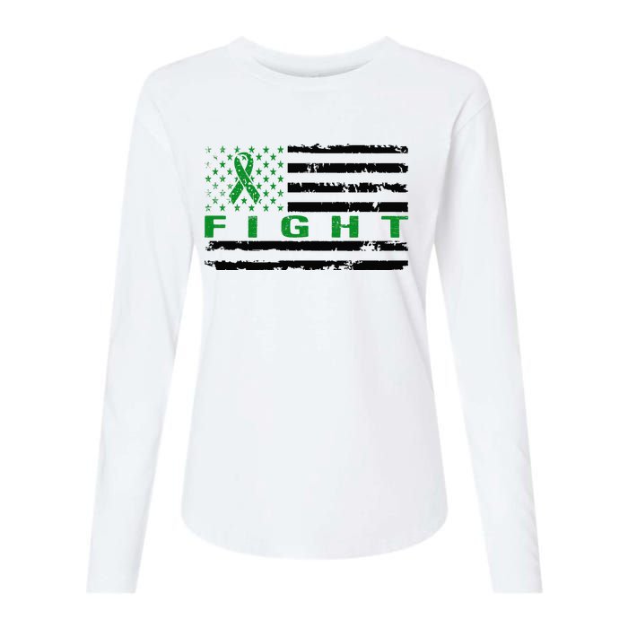 Fight Liver Cancer Awareness T Womens Cotton Relaxed Long Sleeve T-Shirt