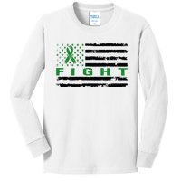 Fight Liver Cancer Awareness T Kids Long Sleeve Shirt