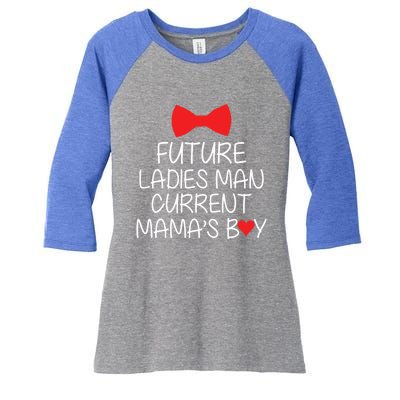 Future Ladies Current Mamas Meaningful Gift Women's Tri-Blend 3/4-Sleeve Raglan Shirt