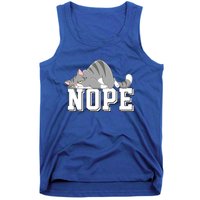 Funny Lazy Cat Nope Not Today Cat Cool Gift Tank Top