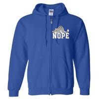 Funny Lazy Cat Nope Not Today Cat Cool Gift Full Zip Hoodie