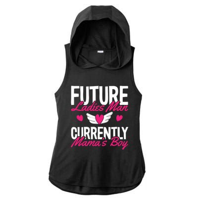 Future Ladies Current Mamas Valentines Day Great Gift Ladies PosiCharge Tri-Blend Wicking Draft Hoodie Tank