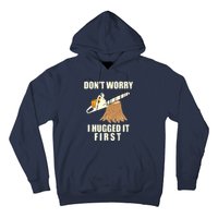 Funny Lumberjack Chainsaw Logging Arborist Gift Men Women Hoodie