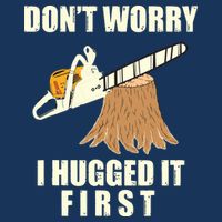 Funny Lumberjack Chainsaw Logging Arborist Gift Men Women Tall T-Shirt