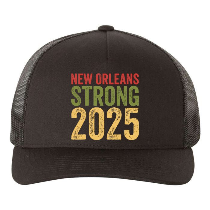 Funny Louisiana Culture T Vintag We Stand Nola Strong Yupoong Adult 5-Panel Trucker Hat