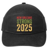 Funny Louisiana Culture T Vintag We Stand Nola Strong 7-Panel Snapback Hat