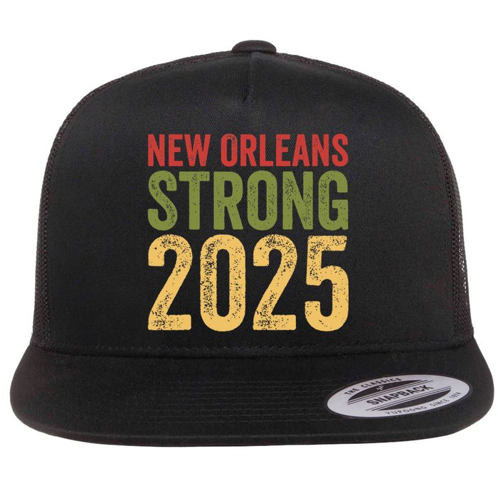 Funny Louisiana Culture T Vintag We Stand Nola Strong Flat Bill Trucker Hat