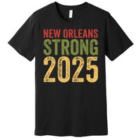 Funny Louisiana Culture T Vintag We Stand Nola Strong Premium T-Shirt