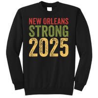 Funny Louisiana Culture T Vintag We Stand Nola Strong Tall Sweatshirt