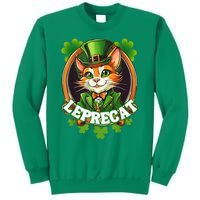 Funny Leprechaun Cat Leprecat St Patricks Day Sweatshirt