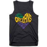 Funny Louisiana Culture T Vintag We Stand Nola Strong Tank Top