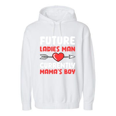 Future Ladies Current Mamas Valentines Day Funny Great Gift Garment-Dyed Fleece Hoodie