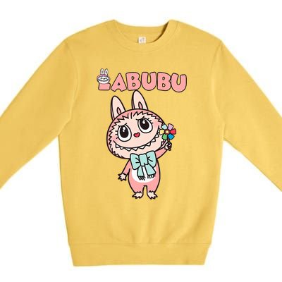 Funny Labubu Cute Labubu The Monsters Premium Crewneck Sweatshirt