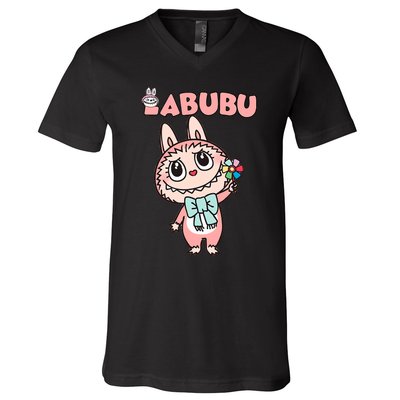 Funny Labubu Cute Labubu The Monsters V-Neck T-Shirt