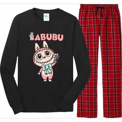 Funny Labubu Cute Labubu The Monsters Long Sleeve Pajama Set