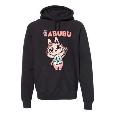 Funny Labubu Cute Labubu The Monsters Premium Hoodie