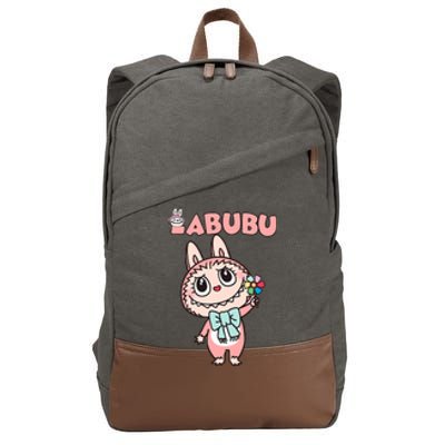 Funny Labubu Cute Labubu The Monsters Cotton Canvas Backpack