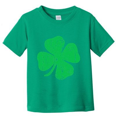 Four Leaf Clover Vintage Saint Patrick Day Toddler T-Shirt