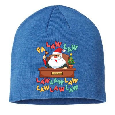 Funny Lawyer Christmas Santa Hat Fa Law Quote Holiday Cute Gift Sustainable Beanie