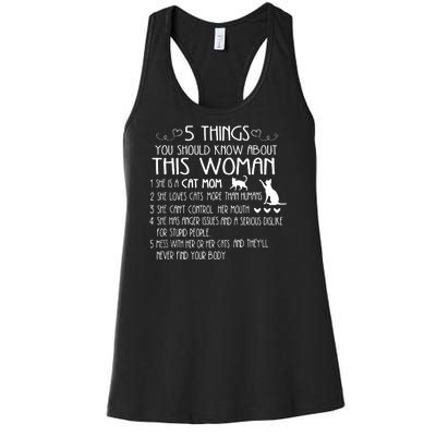 Funny Lazy Cat Mom Sorry I'm Late My Cat Was Sitting On Me Women's Racerback Tank