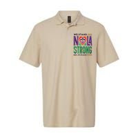 Funny Louisiana Culture T Vintag We Stand Nola Strong Appare Softstyle Adult Sport Polo