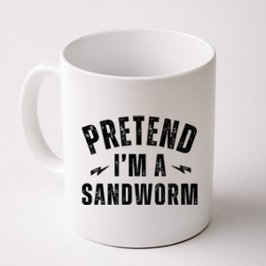 Funny Lazy Costume Last Minute Pretend IM A Sandworm Coffee Mug