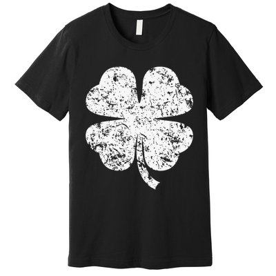 Four Leaf Clover Irish Pride St Patrick's Day Premium T-Shirt