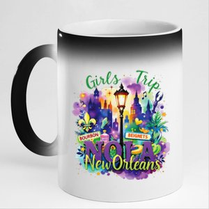 Funny Louisiana Culture We Stand Nola Strongnew Orleans 11oz Black Color Changing Mug