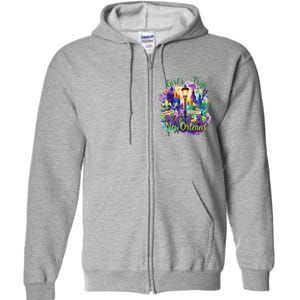 Funny Louisiana Culture We Stand Nola Strongnew Orleans Full Zip Hoodie