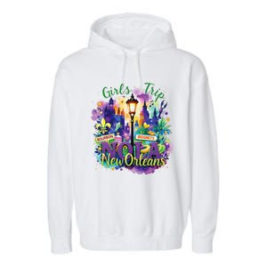 Funny Louisiana Culture We Stand Nola Strongnew Orleans Garment-Dyed Fleece Hoodie