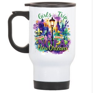 Funny Louisiana Culture We Stand Nola Strongnew Orleans Stainless Steel Travel Mug