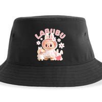 Funny Labubu Cute Labubu The Monsters Meme Sustainable Bucket Hat