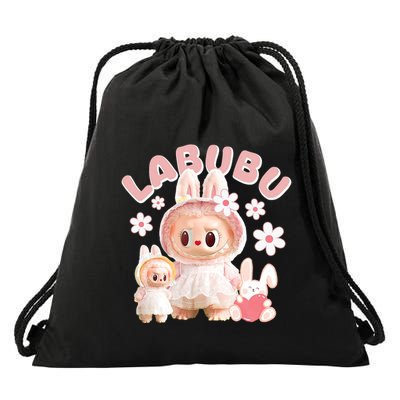 Funny Labubu Cute Labubu The Monsters Meme Drawstring Bag